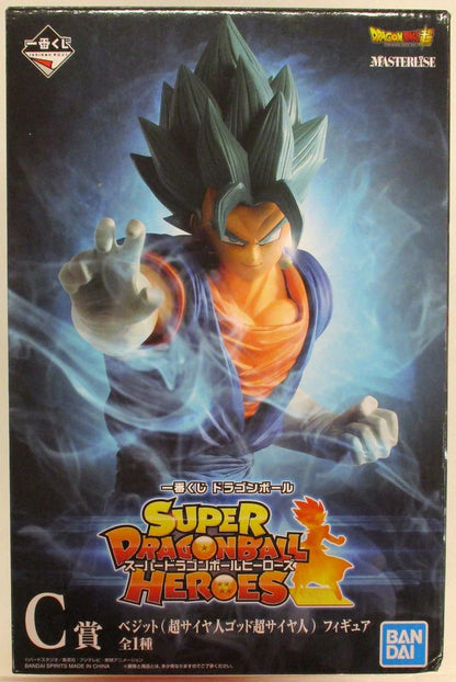 BANDAI SPRITS Ichiban Kuji Dragon Ball SUPER DRAGONBALL HEROES C Prize Super Saiyan God Super Saiyan Vegito MASTERLISE Figure