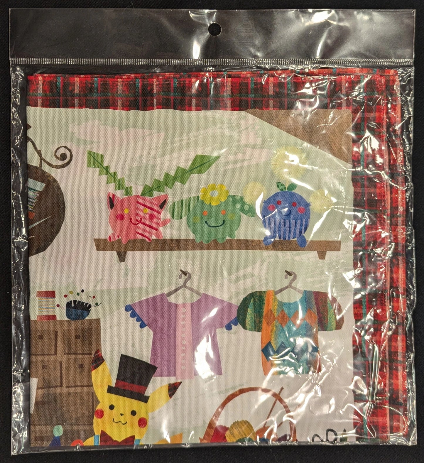 Pokemon Center Pokemon Chiku-chiku Sewing Pokemon Lunch Cloth