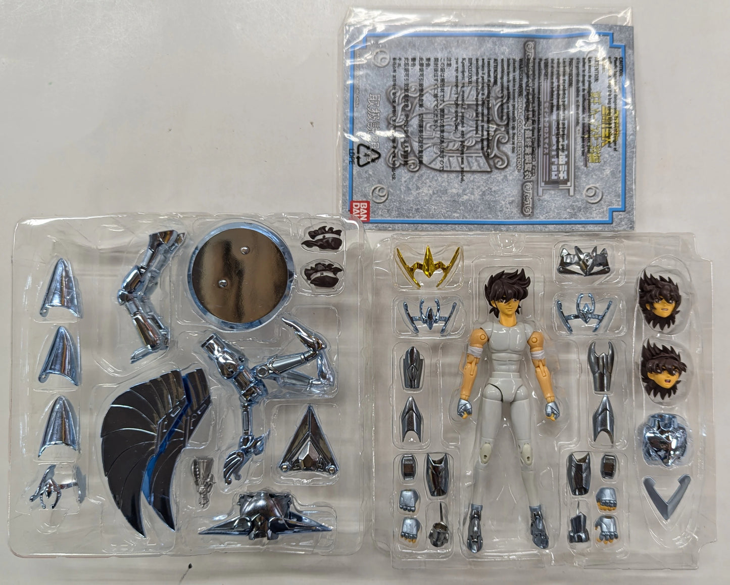 BANDAI Saint Seiya Myth Cloth Masami Kurumada Pegasus Seiya Final Bronze Cloth/Original Colors/Tamashi Nation 2009 Limited Light Blue