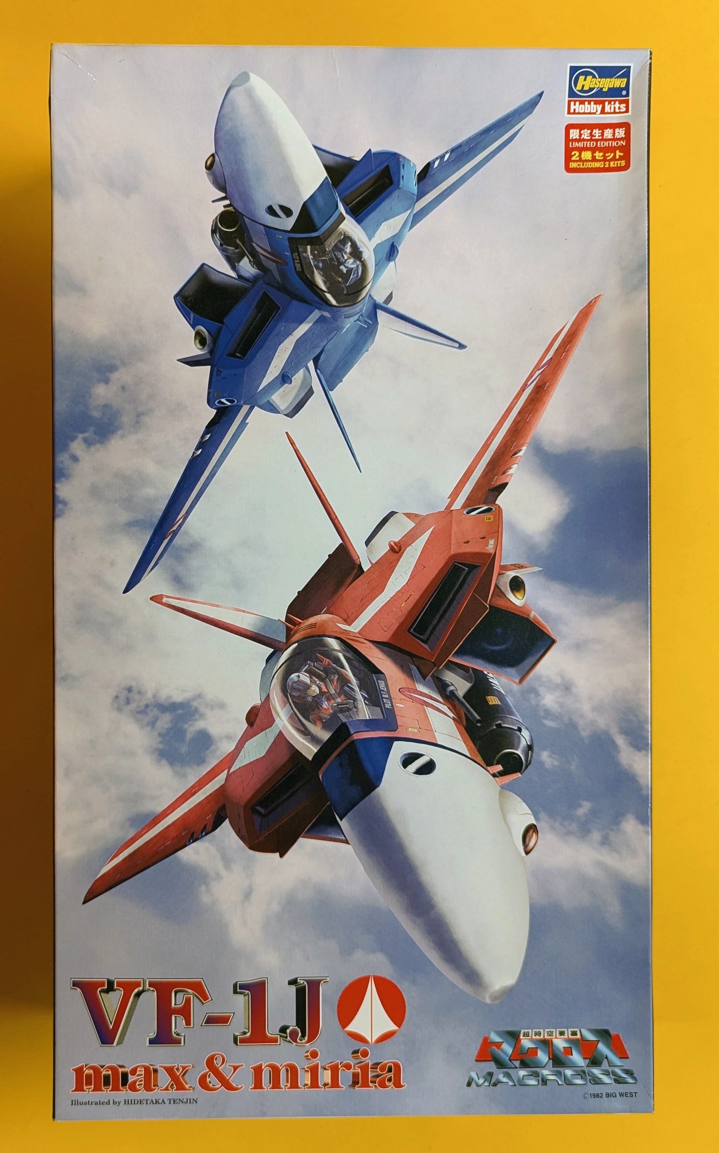 ハセガワ 1/72 スケール VF-1J ヴァルキリー マックスとミリア