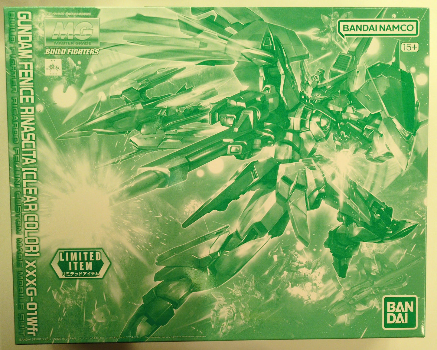 Bandai Spirits MG 1/100 Bandai Namco Gundam Fenice Rinascita [Clear Color] LIMITED