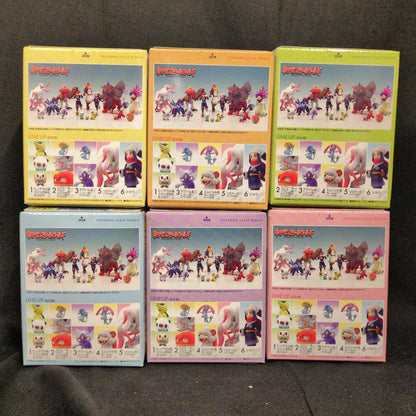 Bandai Pokemon Scale World Jade Region Pocket Monsters Complete 6 Type Set