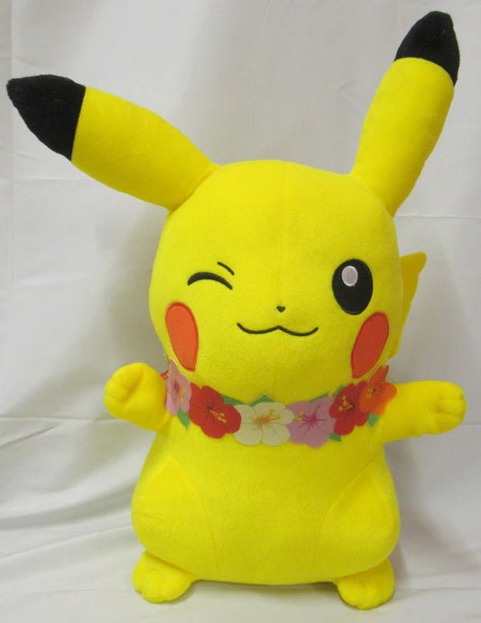 Banpresto Massive Summer Style Pikachu Plush Stuffed Toy Pokemon Sun and Moon Pikachu