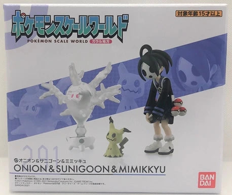 Bandai Pokemon Scale World Galar Region Pokemon Onion and Sanigone and Mimikkyu