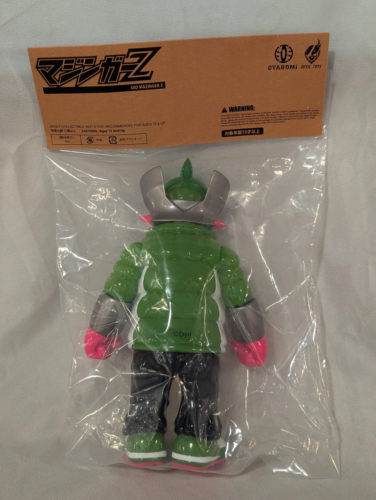 GYAROMI X Devil Toys Oid Mazinger Z green Tie Limited Edition
