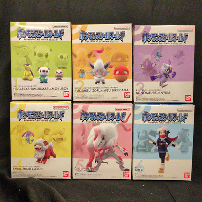Bandai Pokemon Scale World Jade Region Pocket Monsters Complete 6 Type Set