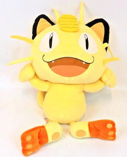 Banpresto Massive Meowth Plush Stuffed Toy Pokemon Sun and Moon Meowth
