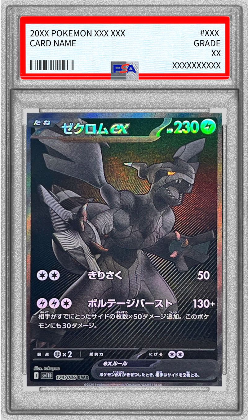 [PSA10 appraised] Zekrom EX [BWR] {174/086}