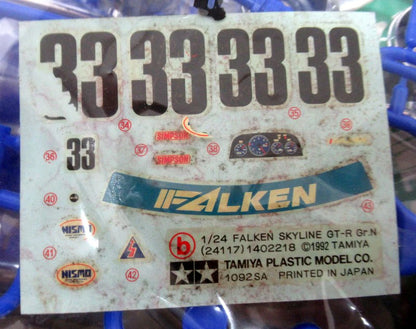 Tamiya 1/24 Sports Car Series Falken Skyline GT-R Gr.N 117