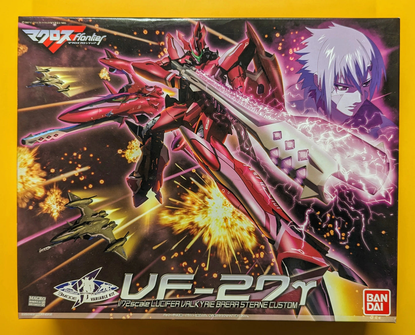 Bandai 1/72 3-form Kanzen Henkei model VF-27γ Lucifer Valkyrie Brera Stern machine 10