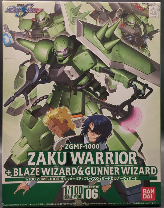 Bandai Gundam SEED Destiny 1/100 Zaku Wolia ・ Blaze Wizard ・ Gunner Wizard 1/100, MG