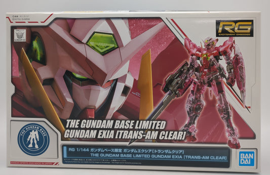 Bandai Spirits RG Mobile Suit Gundam 00 Gundam Exia Clear Ver. Gundam Base Exclusive