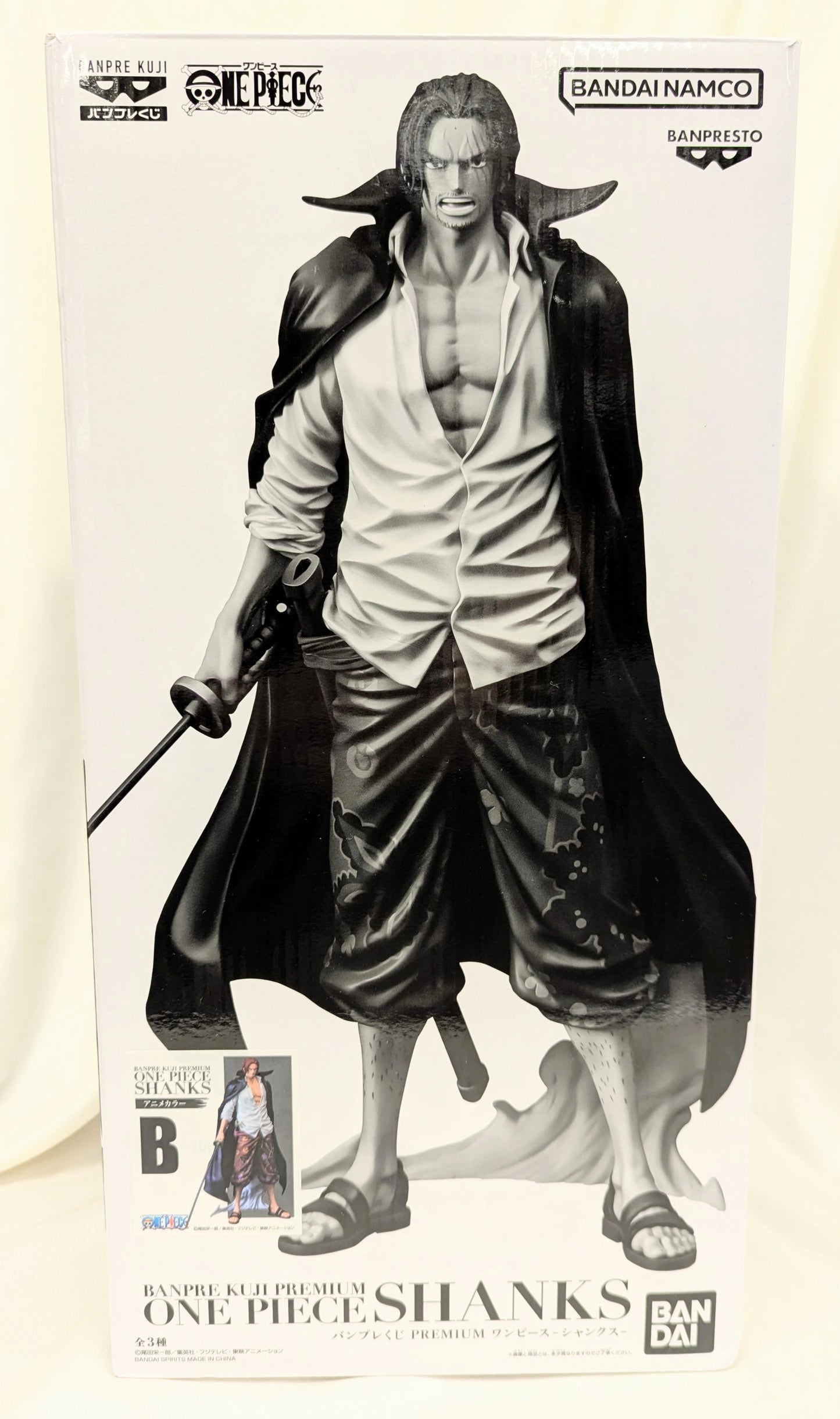 Bandai Spirits Banpresto Lottery PREMIUM C Shanks Metallic Color