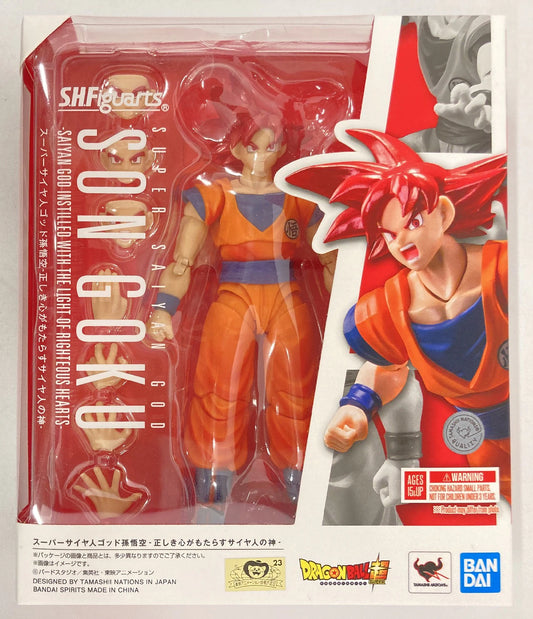 BANDAINAMCO/BANDAISPIRITS S.H.Figuarts Super-Saiyan Son Goku - The Saiyan God Brought About by a Righteous Heart -