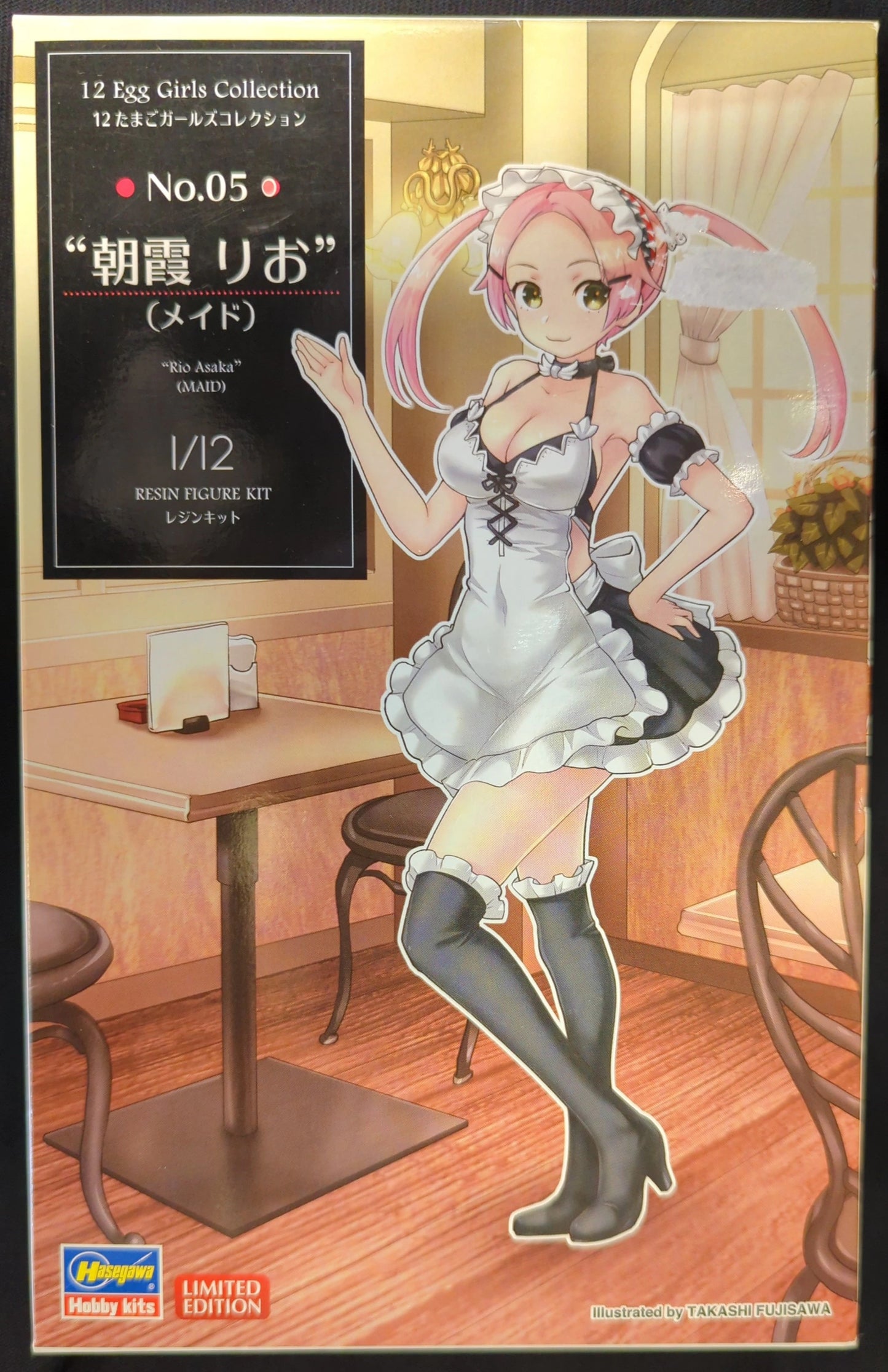 Hasegawa 1/12 Egg Girls Collection SP434 Resin Kit Rio Asaka (Maid) No.05