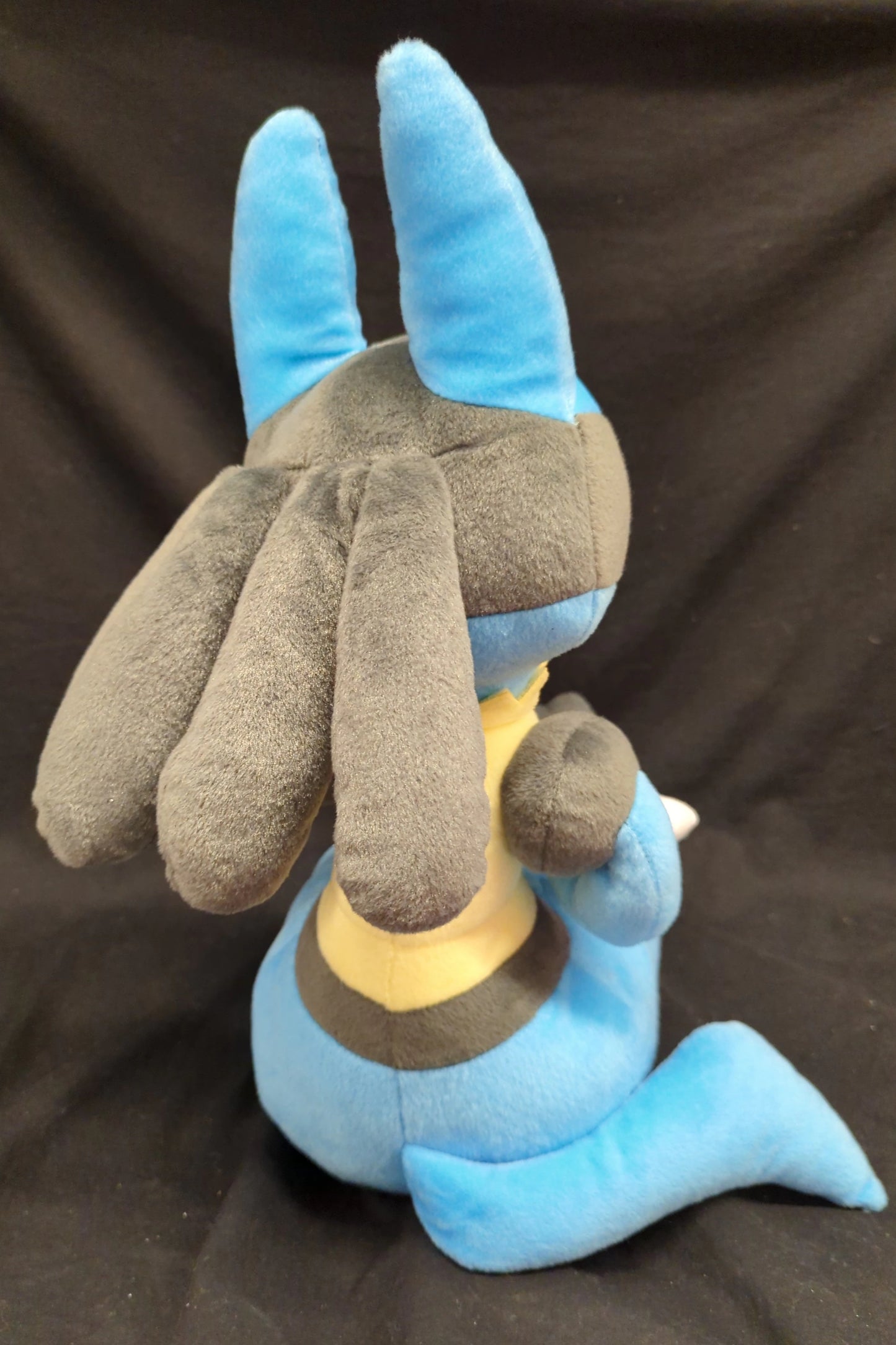 Bandai Spirits Munching Time Huge Lucario Plush Stuffed Toy Pokemon Lucario