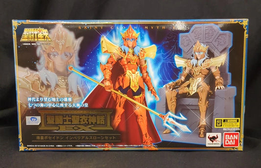 BANDAI Saint Seiya Myth Cloth EXX Masami Kurumada Poseidon - Imperial Throne Set -