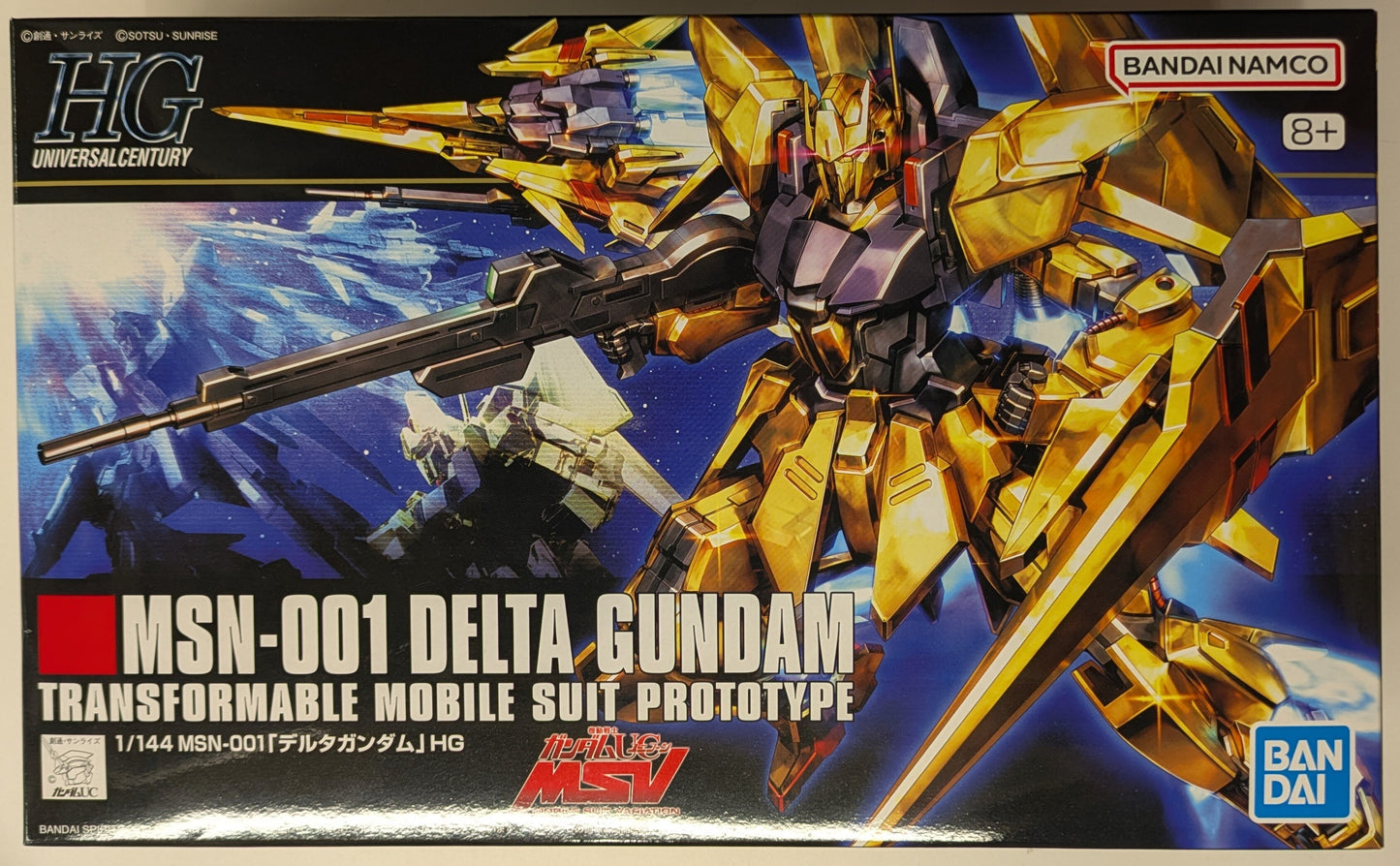 Bandai Spirits HGUC 1/144 Bandai Namco version Delta Gundam 136