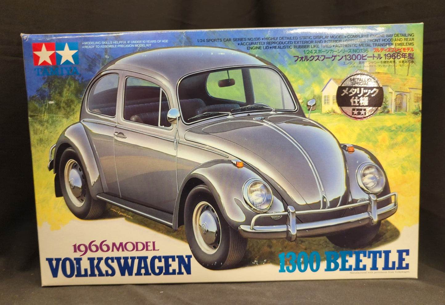 Tamiya 1/24 Sports Car serie 241361800 VOLKSWAGEN 1300 BEETLE 1966MODEL metallic Specification No.13