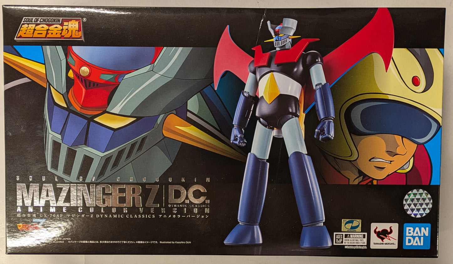 Bandai Soul of Chogokin Mazinger Z DC Anime Color Version GX-70SP