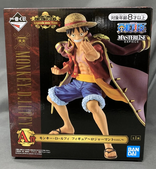 Bandai Spirits Ichiban Kuji One Piece Legends over Time A-Prize Monkey D Luffy Figure Roger Mantle ver.