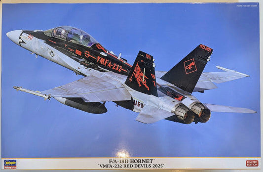 Hasegawa 1/48 F/A-18D Hornet `VMFA-232 Red Devils 2025`