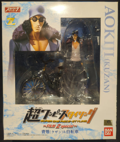 Bandai Super One Piece-Styling Film Z Special Aokiji Kuzan and Bicycle