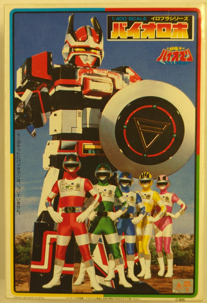 Bandai 1/400 scale Iropura series Choudenshi Bioman Biorobo