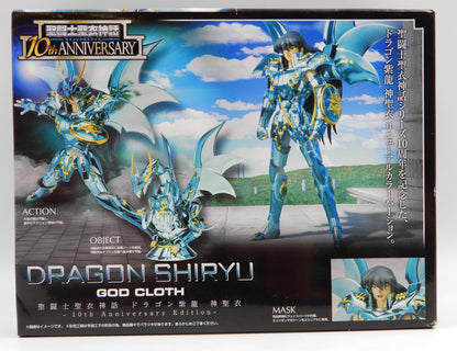 Bandai Saint Seiya Myth Cloth Dragon Shiryu - God Cloth 10Th Anniversary Edition