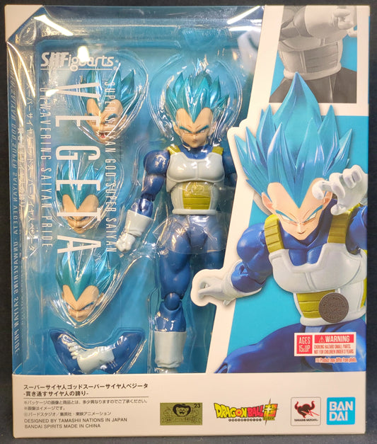 Bandai SH Figuarts Super-Saiyan God Super-Saiyan Vegeta - The Pride of a Consistent Saiyan