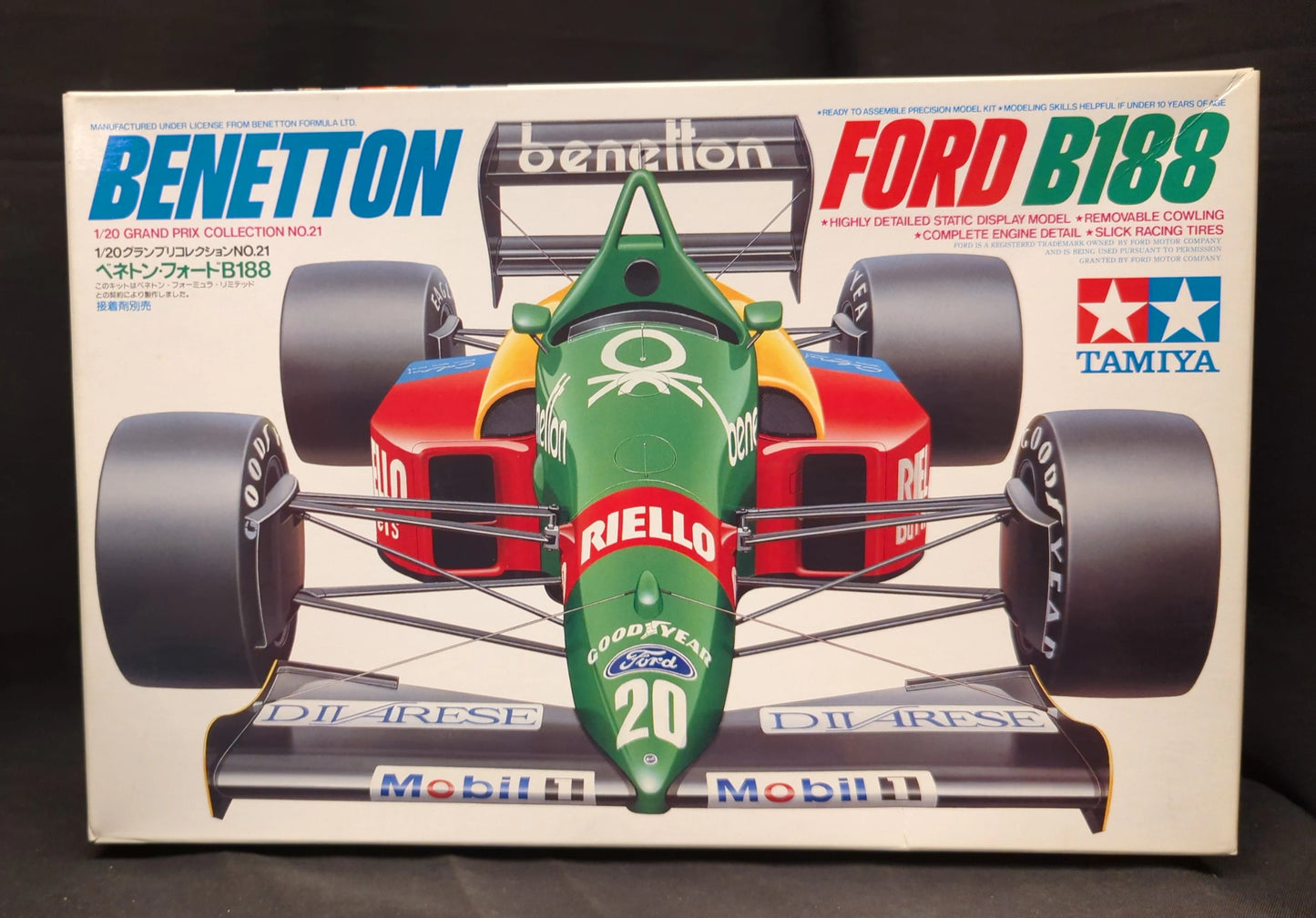 Tamiya 1/20 Grand Prix Collection serie Benetton Ford B188 21