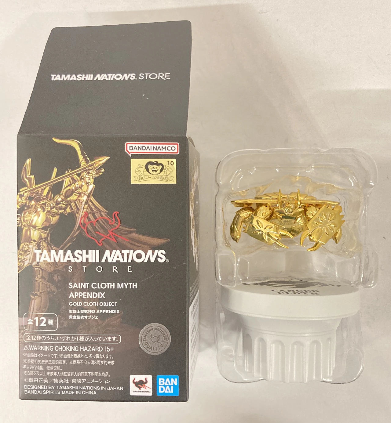 BANDAINAMCO/BANDAISPIRITS Saint Seiya Myth Cloth APPENDIX Masami Kurumada Cancer Gold Cloth Object Resale Edition