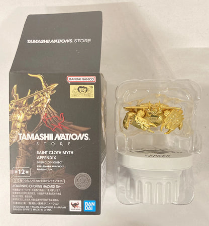 BANDAINAMCO/BANDAISPIRITS Saint Seiya Myth Cloth APPENDIX Masami Kurumada Cancer Gold Cloth Object Resale Edition