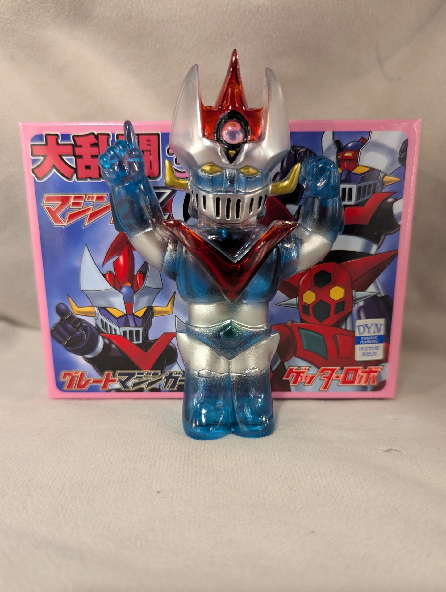 KAIJU ONE RFTERM0TOKEN 大乱闘ver.3.0 グレート RFTERM1TOKEN フィンガーパペット クリアブルー成型/レッド/シルバー