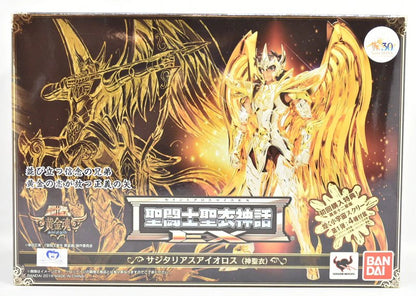 Bandai Saint Seiya Myth Cloth EX Sagittarius Aioros (God Cloth) With The First Edition Bonus Item