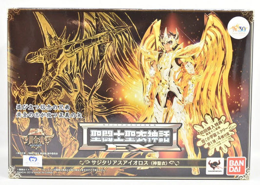 Bandai Saint Seiya Myth Cloth EX Sagittarius Aioros (God Cloth) With The First Edition Bonus Item