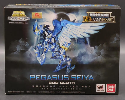 BANDAI Saint Seiya Myth Cloth Masami Kurumada Pegasus Seiya God Cloth 10th Anniversary Edition