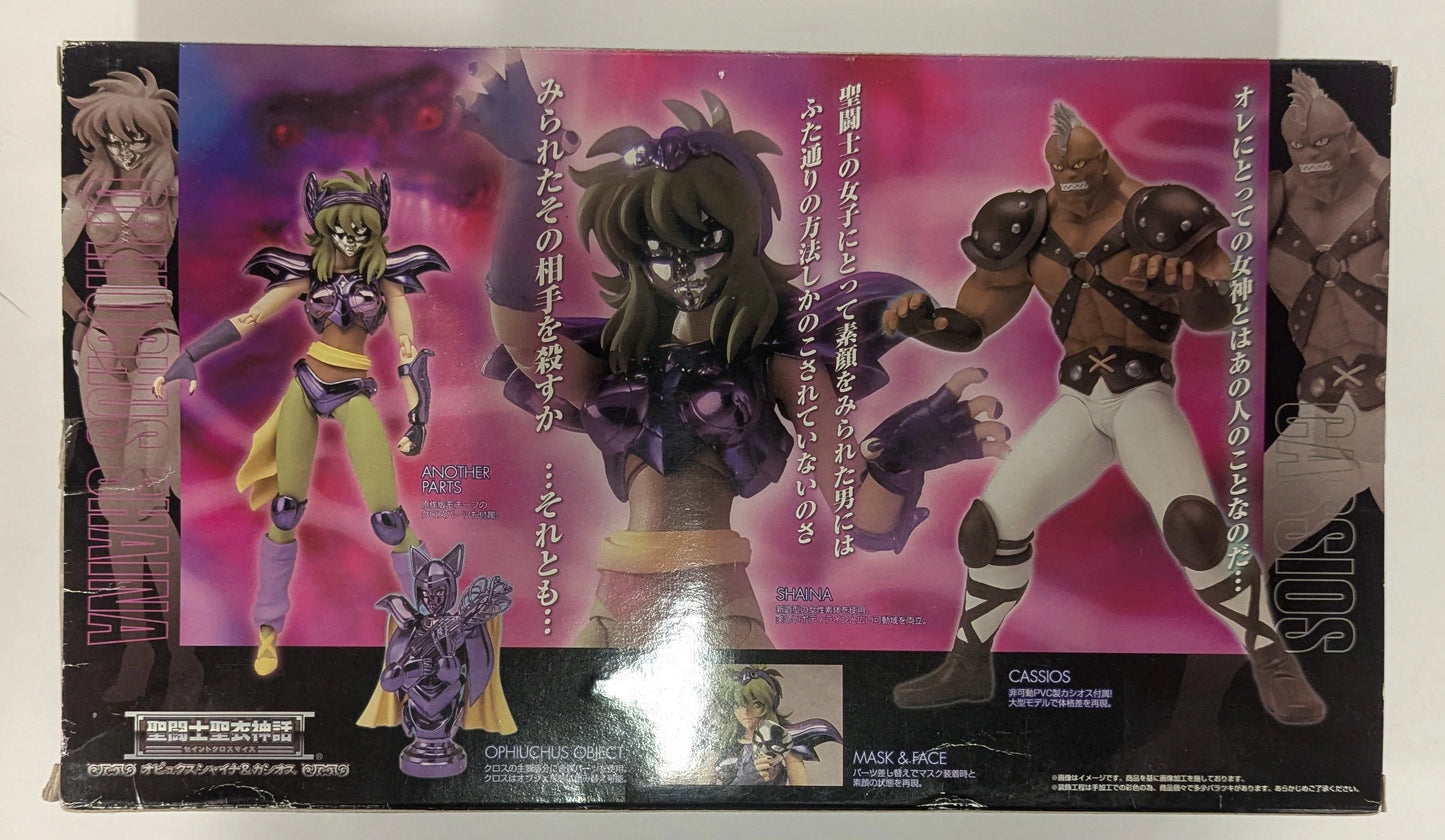 BANDAI Saint Seiya Myth Cloth Masami Kurumada Ophiuchus Shaina and Cassios