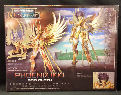 BANDAI Saint Seiya Myth Cloth Masami Kurumada Phoenix Ikki God Cloth 10th Anniversary Edition