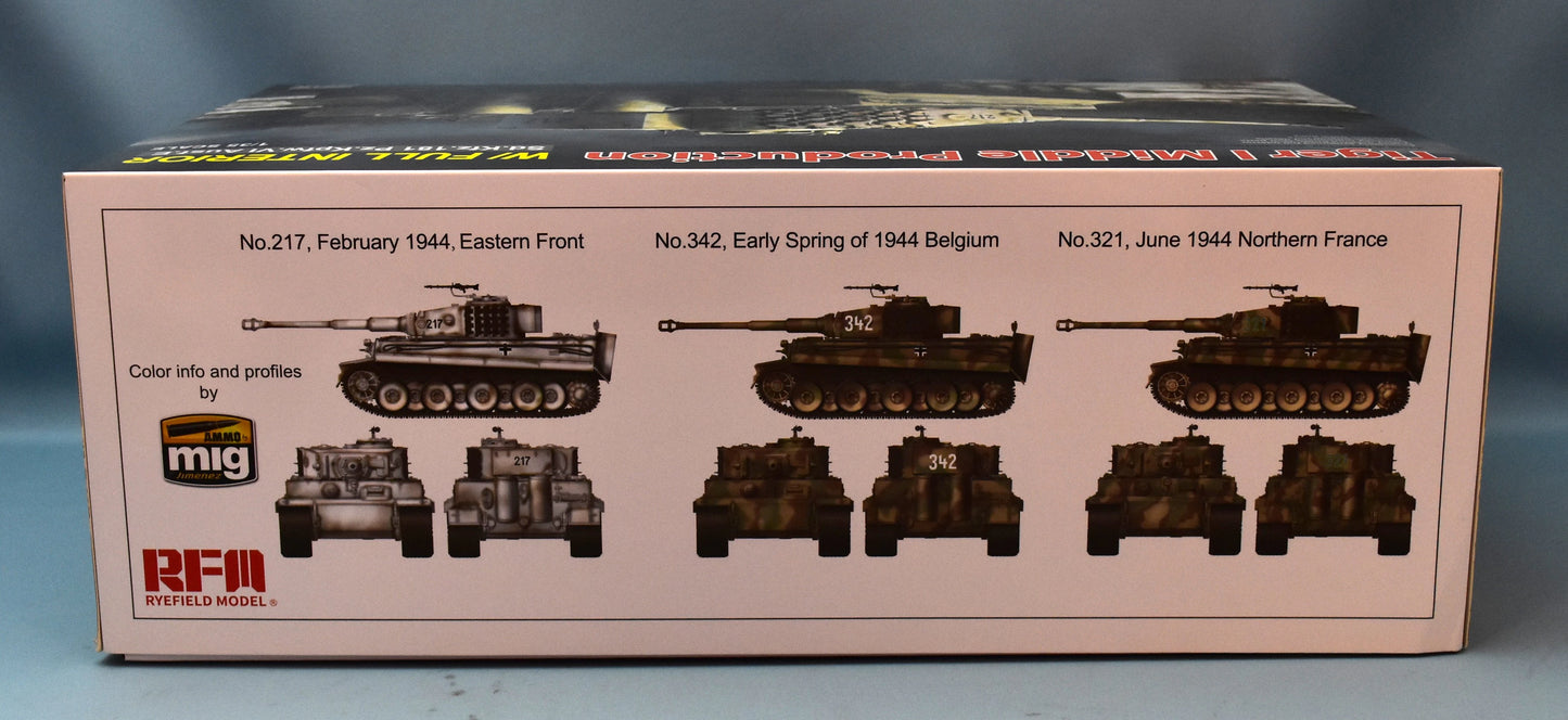 RMF 1/35 Tiger I Middle Production (with full interior) RM5010