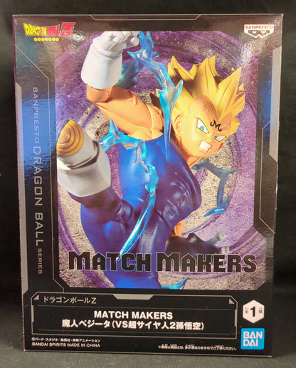 Bandai Spirits MATCH MAKERS Dragon Ball Z Majin Vegeta (VS Super Saiyan 2 Son Goku)