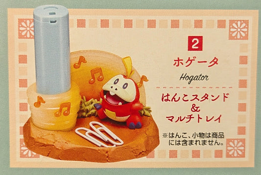 Re-Ment Pokemon DesQ Desktop Figure: Welcome to the Paldea Region!  Pokemon Hogeta / stand and Multi-Tray 2
