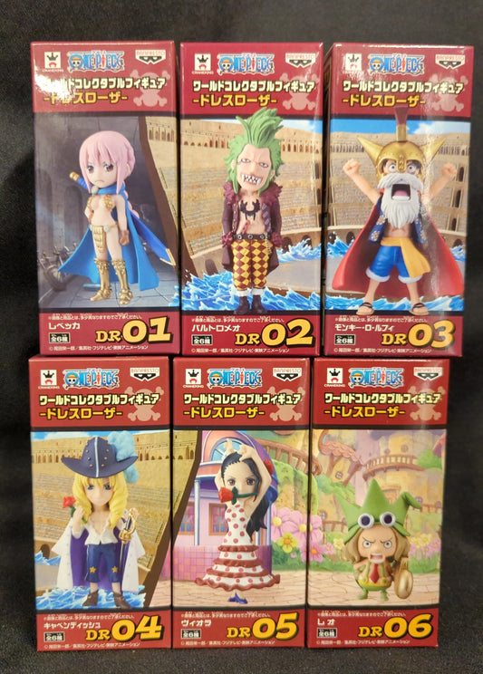 Banpresto WCF One Piece Dressrosa Complete 6 Type Set
