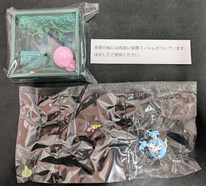 Re-ment Pocket Monsters Pokemon Frame Deep Green Forest Tebrim and Nemash 5