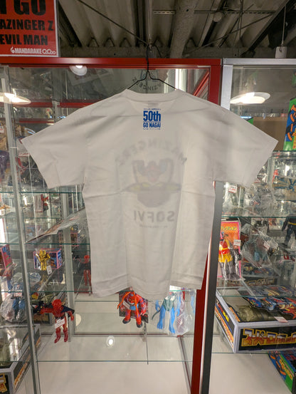 NEO PLAYER ONE Mazinger Z T-shirt, short sleeve, size L, white