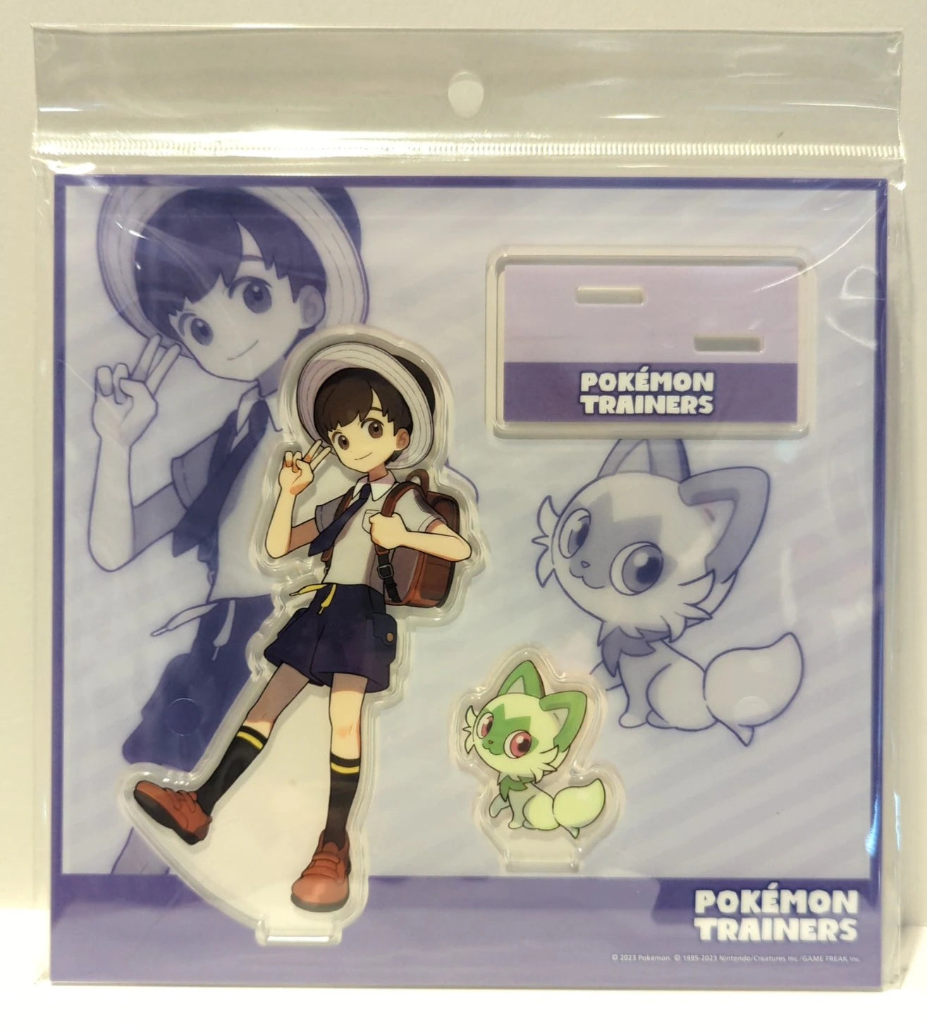 Pokemon Acrilico Stand POKMON TRAINERS Haruto e Nyaoha