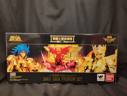 BANDAI Saint Seiya Myth Cloth EX Masami Kurumada - Saga Saga Premium set - Gemini Saga (God Cloth) / No Correction Box No Correction