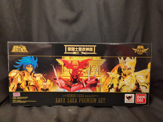 BANDAI Saint Seiya Myth Cloth EX Masami Kurumada - Saga Saga Premium set - Gemini Saga (God Cloth) / No Correction Box No Correction