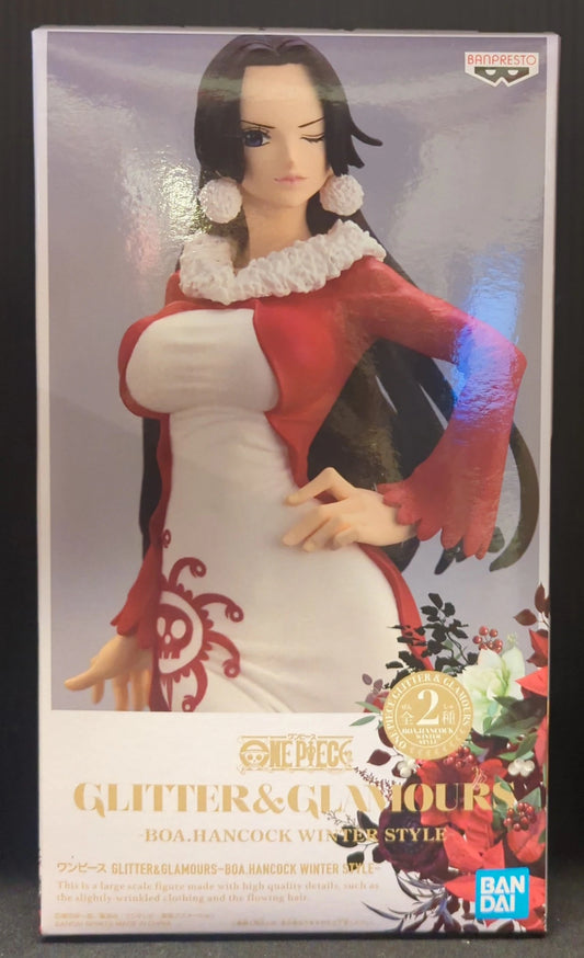 Bandai Spirits Glitter and Glamours BOA HANCOCK WINTER STYLE Boa Hancock Red