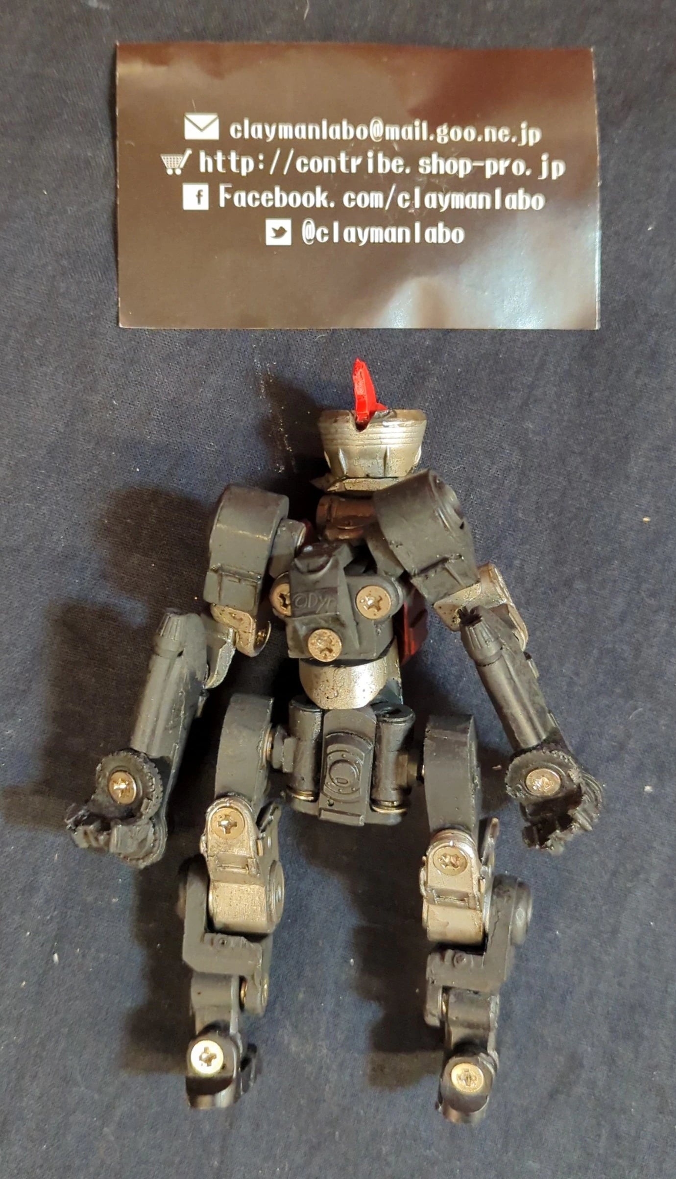 CLAYMAN Resin Movable Finished Figure Mazinger Z Damaged Color